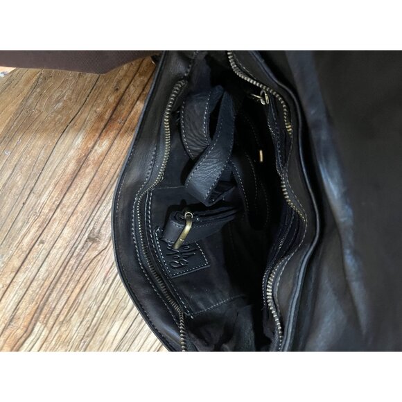 Bolsa Nova Aria Envelope Crossbody in Black Leather Studs Free People Campomaggi - Picture 8 of 10